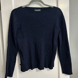 Lauren Jean Co. blue cotton sweater